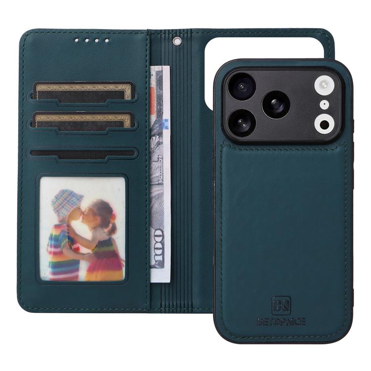 For iPhone 17 Pro BETOPNICE BN-005 2 in 1 Detachable Imitate Genuine Leather Phone Case