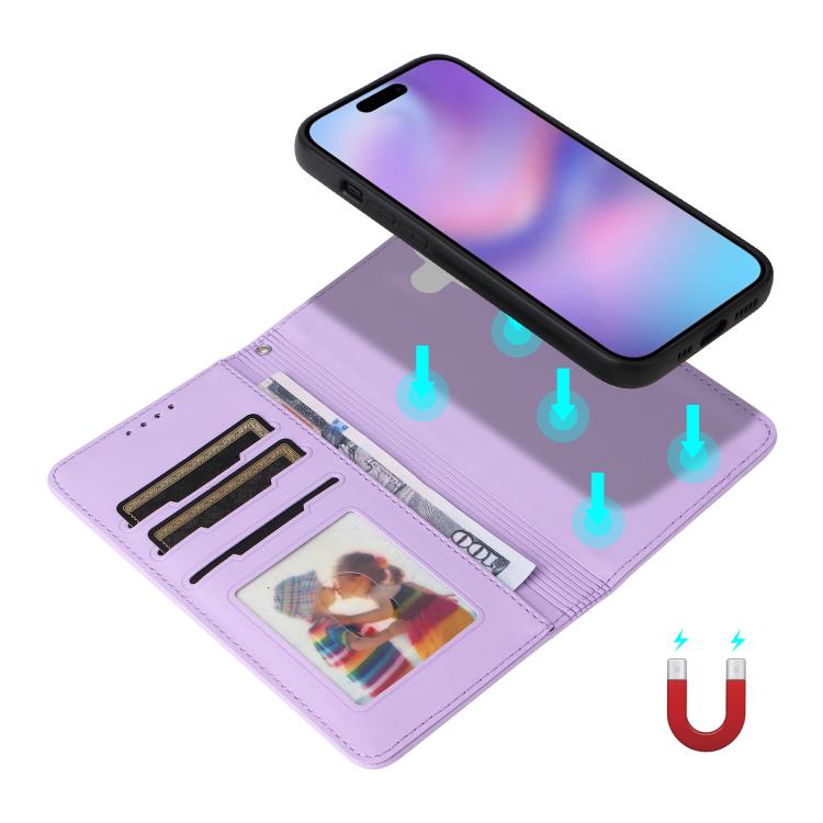 For iPhone 17 BETOPNICE BN-005 2 in 1 Detachable Imitate Genuine Leather Phone Case