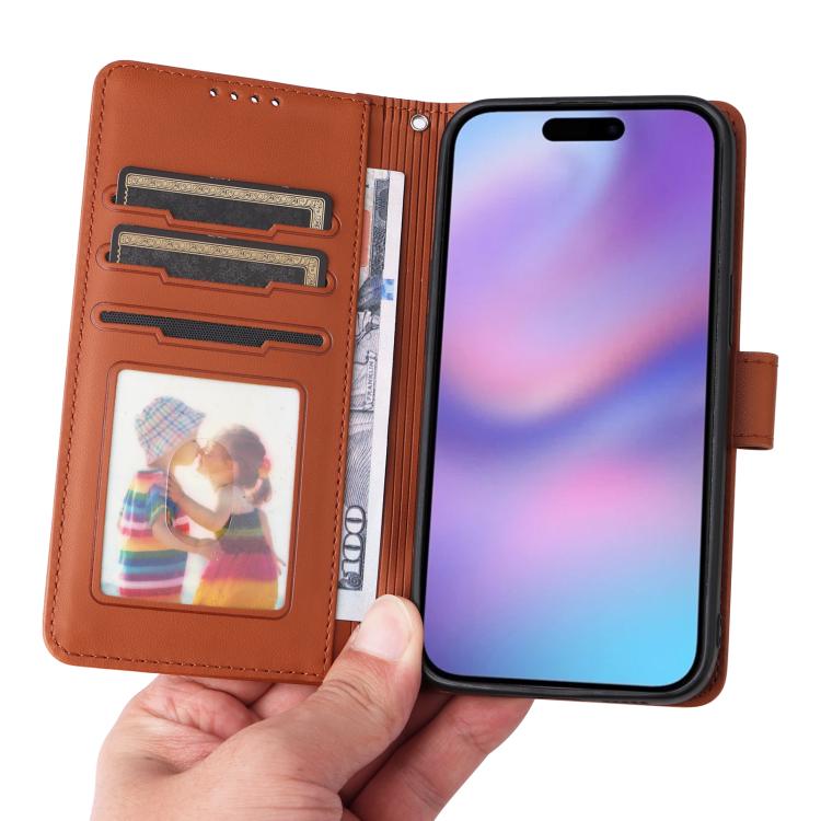 For iPhone 17 BETOPNICE BN-005 2 in 1 Detachable Imitate Genuine Leather Phone Case