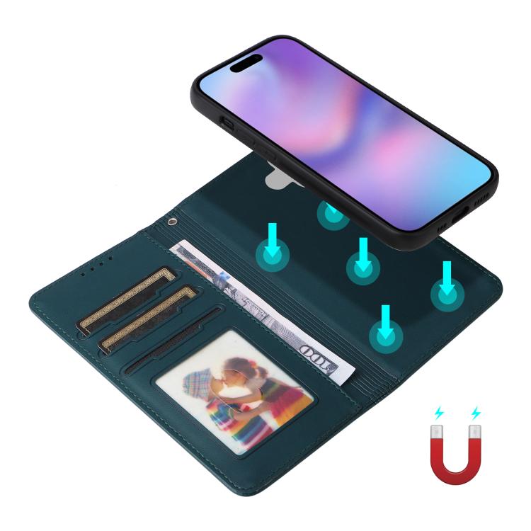 For iPhone 17 BETOPNICE BN-005 2 in 1 Detachable Imitate Genuine Leather Phone Case