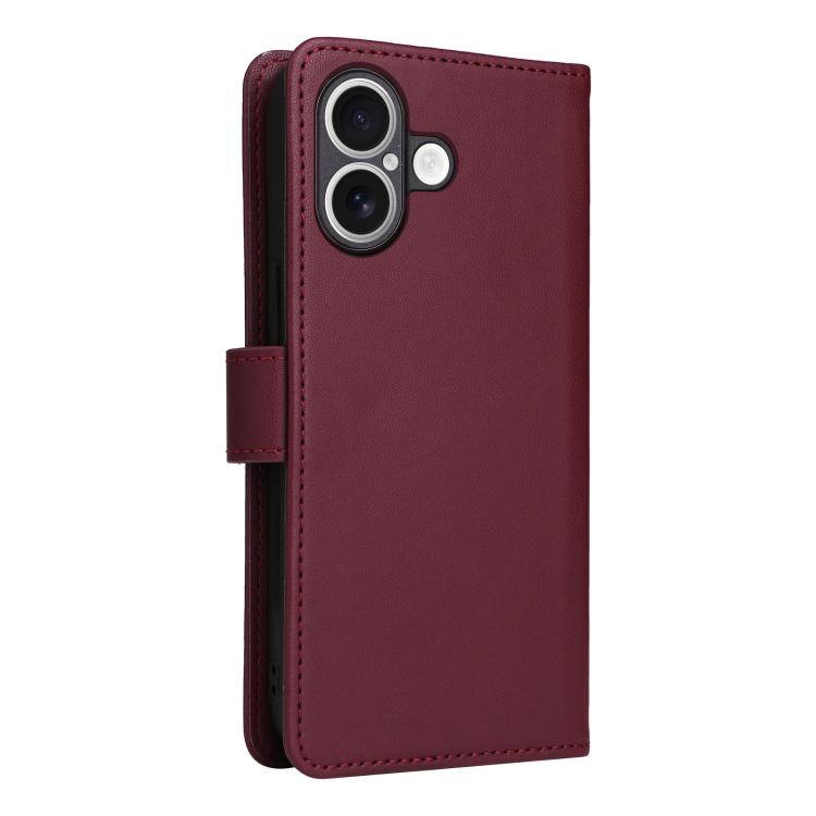 For iPhone 17 BETOPNICE BN-005 2 in 1 Detachable Imitate Genuine Leather Phone Case