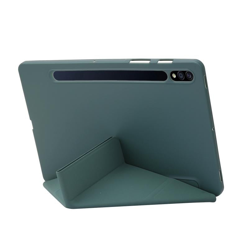 For Samsung Galaxy Tab S11 Deformation Silicone Leather Tablet Case