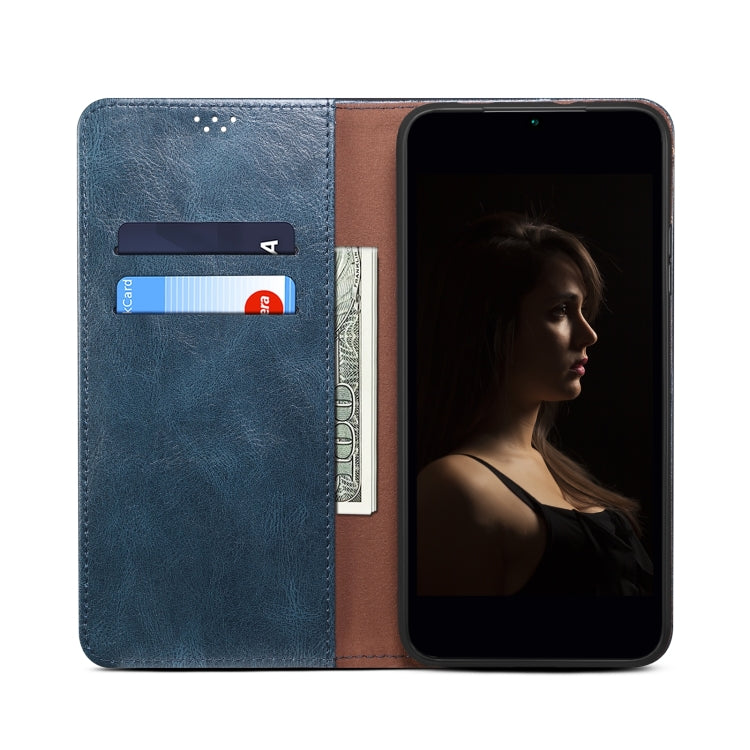 For Xiaomi Redmi Turbo 3 Oil Wax Crazy Horse Texture Leather Phone Case