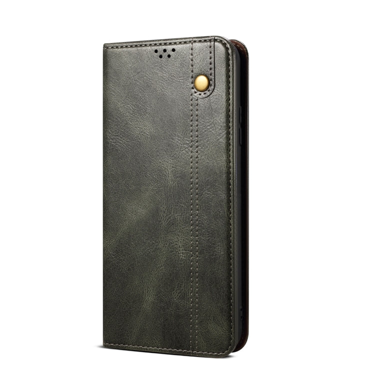 For Xiaomi Redmi Turbo 3 Oil Wax Crazy Horse Texture Leather Phone Case