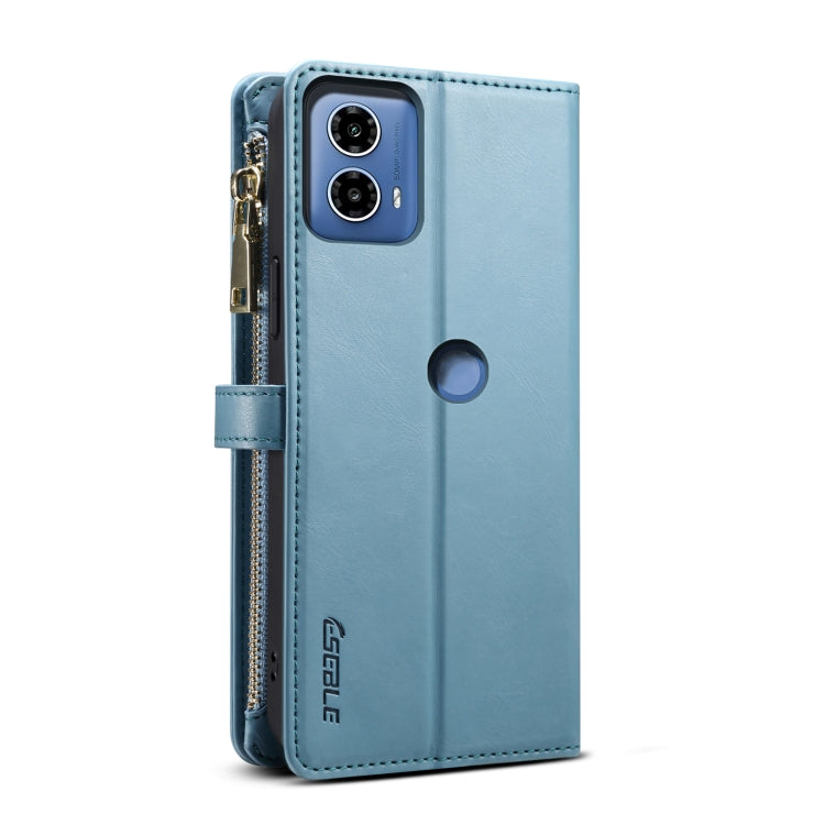 For Motorola Edge 50 Fusion ESEBLE Star Series Lanyard Zipper Wallet RFID Leather Case
