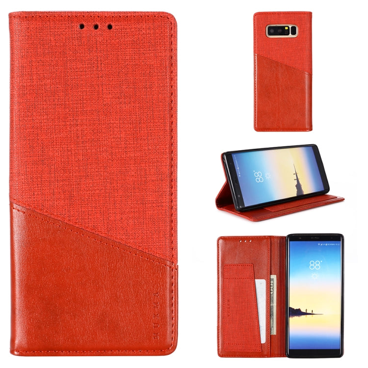 For Samsung Galaxy Note 8 MUXMA MX109 Horizontal Flip Leather Case with Holder & Card Slot & Wallet