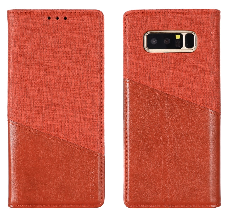 For Samsung Galaxy Note 8 MUXMA MX109 Horizontal Flip Leather Case with Holder & Card Slot & Wallet