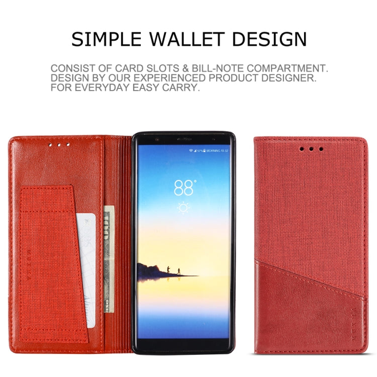 For Samsung Galaxy Note 8 MUXMA MX109 Horizontal Flip Leather Case with Holder & Card Slot & Wallet