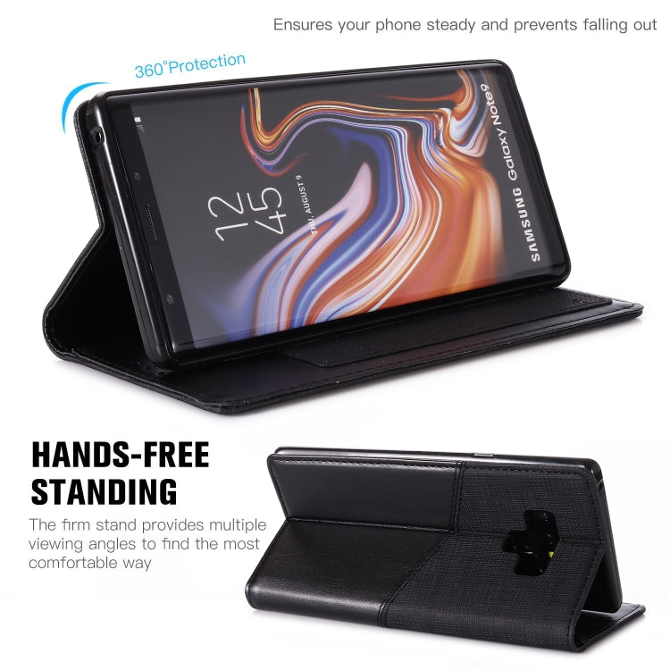 For Samsung Galaxy Note9 MUXMA MX109 Horizontal Flip Leather Case with Holder & Card Slot & Wallet