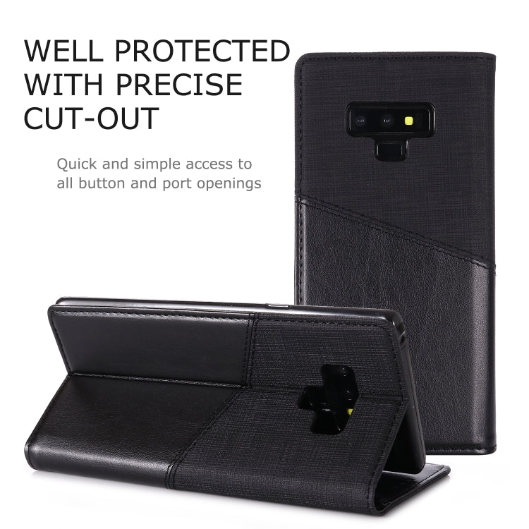 For Samsung Galaxy Note9 MUXMA MX109 Horizontal Flip Leather Case with Holder & Card Slot & Wallet