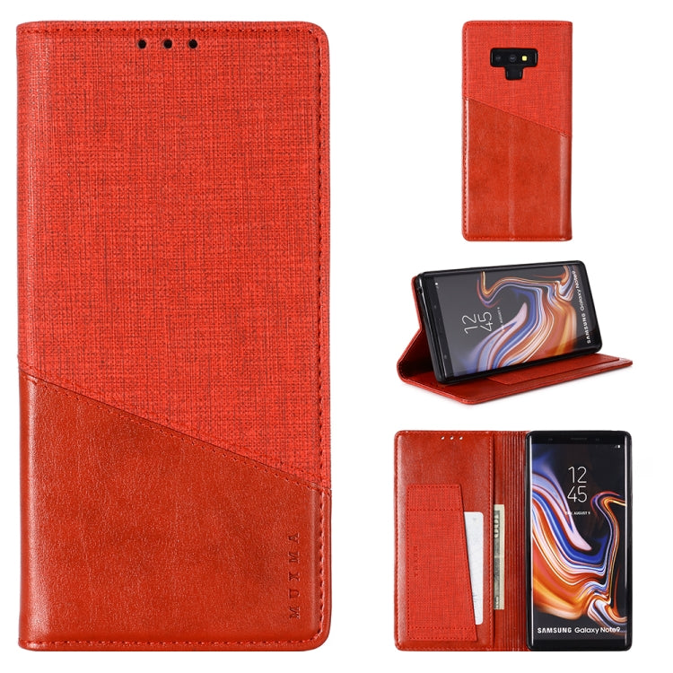 For Samsung Galaxy Note9 MUXMA MX109 Horizontal Flip Leather Case with Holder & Card Slot & Wallet
