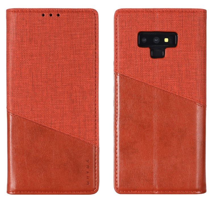 For Samsung Galaxy Note9 MUXMA MX109 Horizontal Flip Leather Case with Holder & Card Slot & Wallet