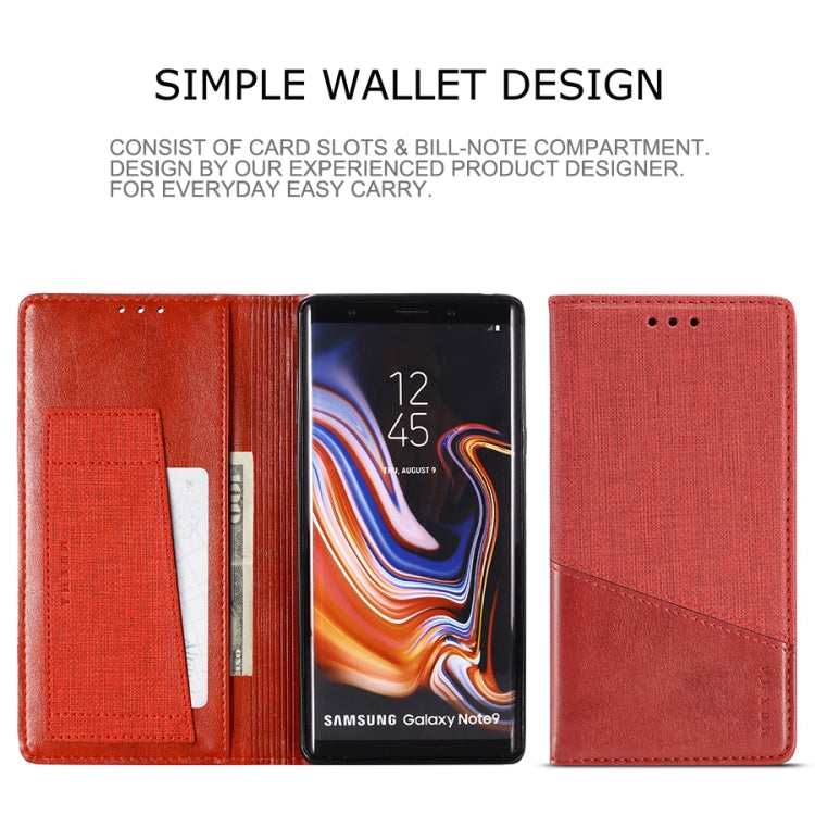 For Samsung Galaxy Note9 MUXMA MX109 Horizontal Flip Leather Case with Holder & Card Slot & Wallet