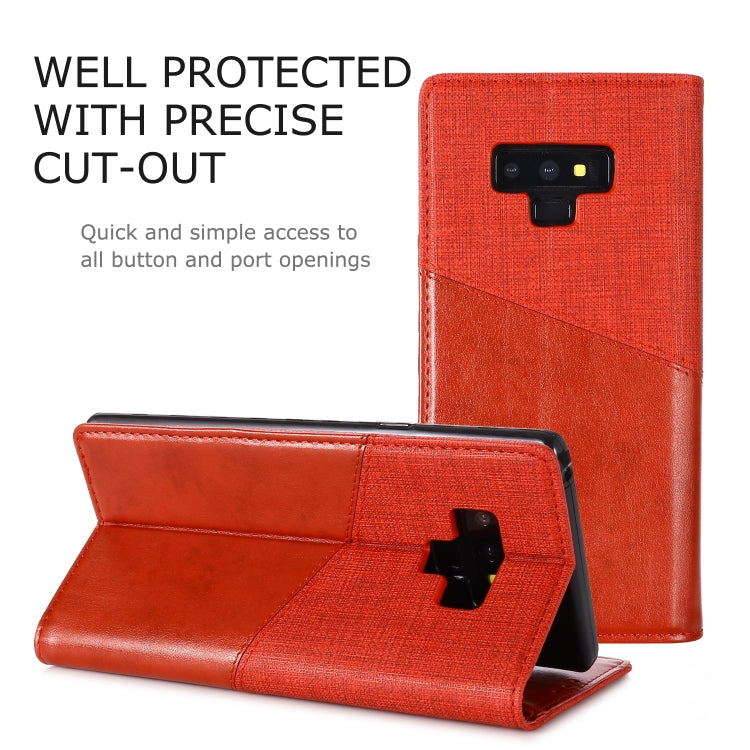 For Samsung Galaxy Note9 MUXMA MX109 Horizontal Flip Leather Case with Holder & Card Slot & Wallet
