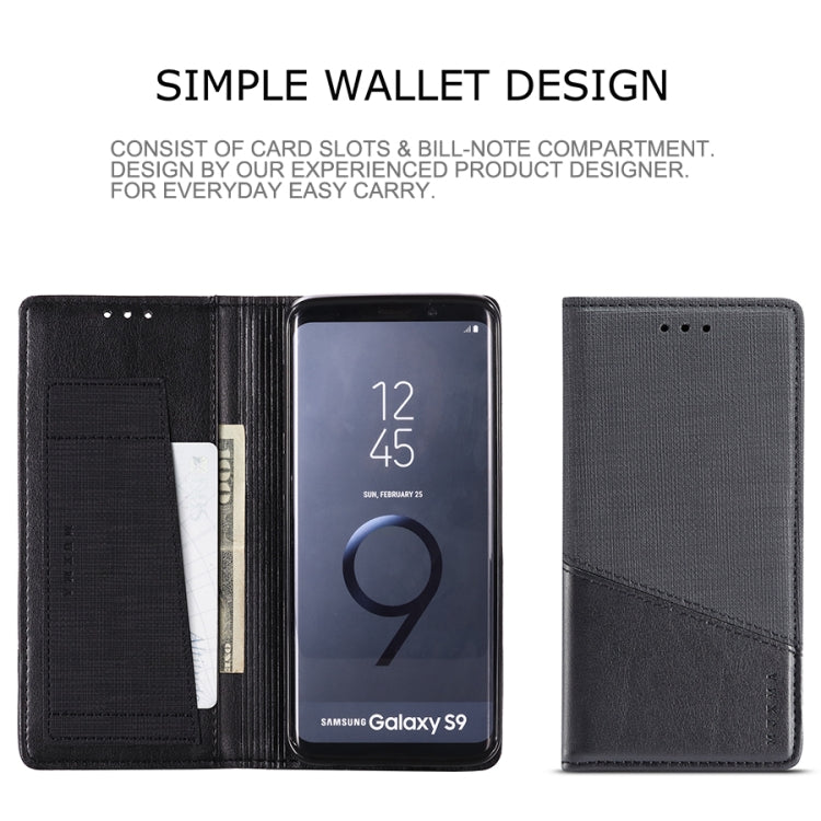For Samsung Galaxy S9 MUXMA MX109 Horizontal Flip Leather Case with Holder & Card Slot & Wallet