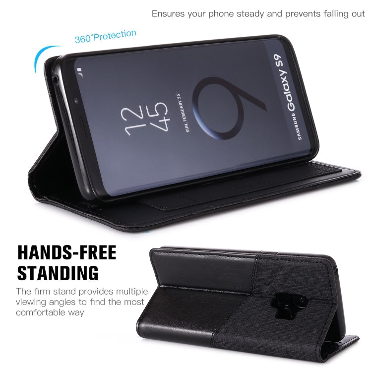 For Samsung Galaxy S9 MUXMA MX109 Horizontal Flip Leather Case with Holder & Card Slot & Wallet