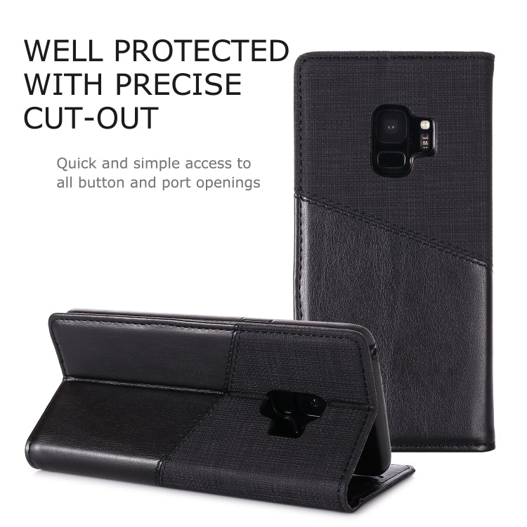 For Samsung Galaxy S9 MUXMA MX109 Horizontal Flip Leather Case with Holder & Card Slot & Wallet