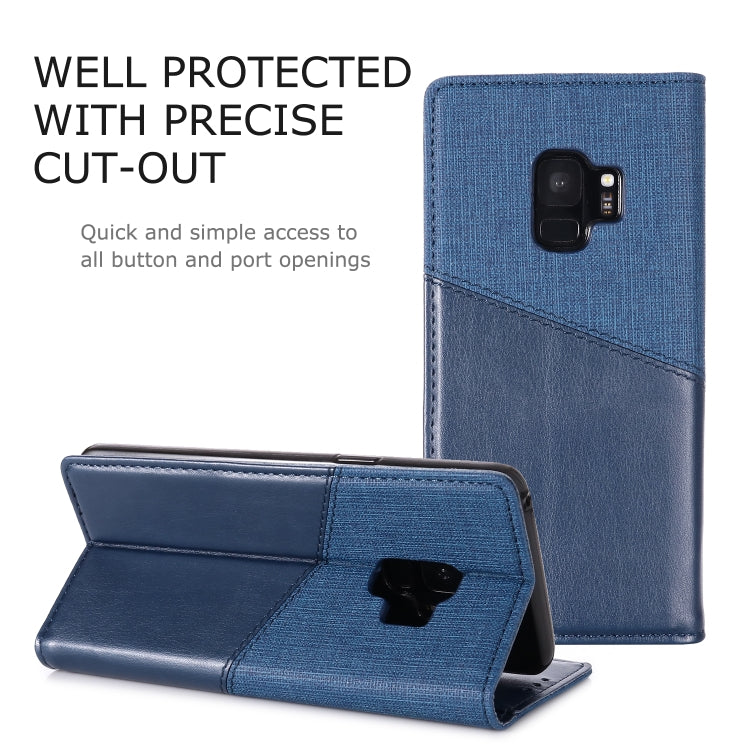 For Samsung Galaxy S9 MUXMA MX109 Horizontal Flip Leather Case with Holder & Card Slot & Wallet