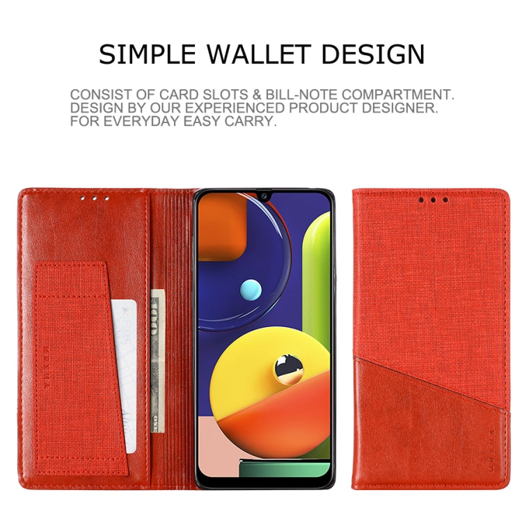 For Samsung Galaxy A50s MUXMA MX109 Horizontal Flip Leather Case with Holder & Card Slot & Wallet