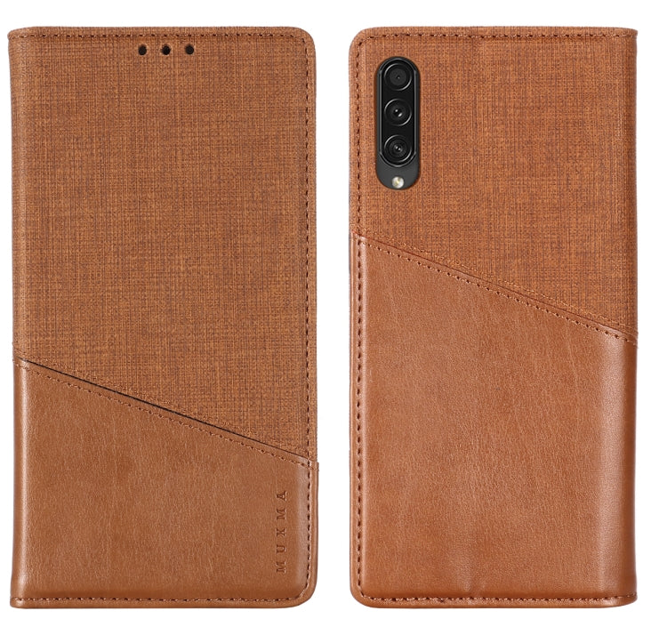 For Samsung Galaxy A50s MUXMA MX109 Horizontal Flip Leather Case with Holder & Card Slot & Wallet