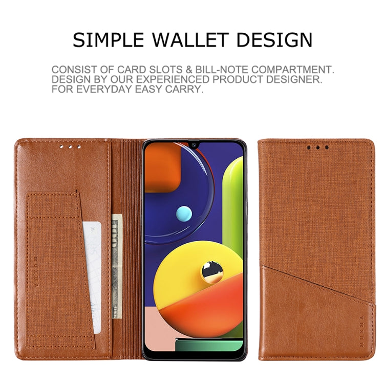 For Samsung Galaxy A50s MUXMA MX109 Horizontal Flip Leather Case with Holder & Card Slot & Wallet