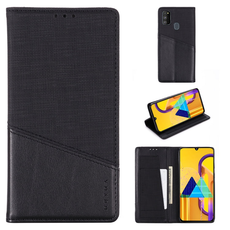For Samsung Galaxy M30s MUXMA MX109 Horizontal Flip Leather Case with Holder & Card Slot & Wallet