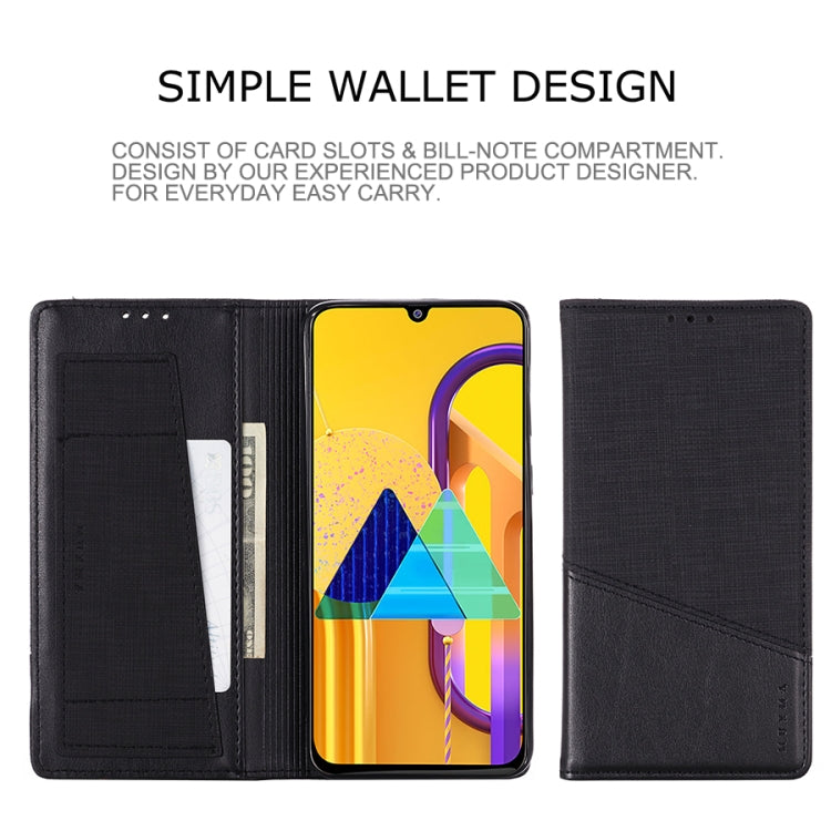 For Samsung Galaxy M30s MUXMA MX109 Horizontal Flip Leather Case with Holder & Card Slot & Wallet