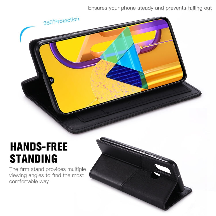 For Samsung Galaxy M30s MUXMA MX109 Horizontal Flip Leather Case with Holder & Card Slot & Wallet