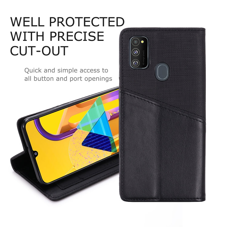 For Samsung Galaxy M30s MUXMA MX109 Horizontal Flip Leather Case with Holder & Card Slot & Wallet
