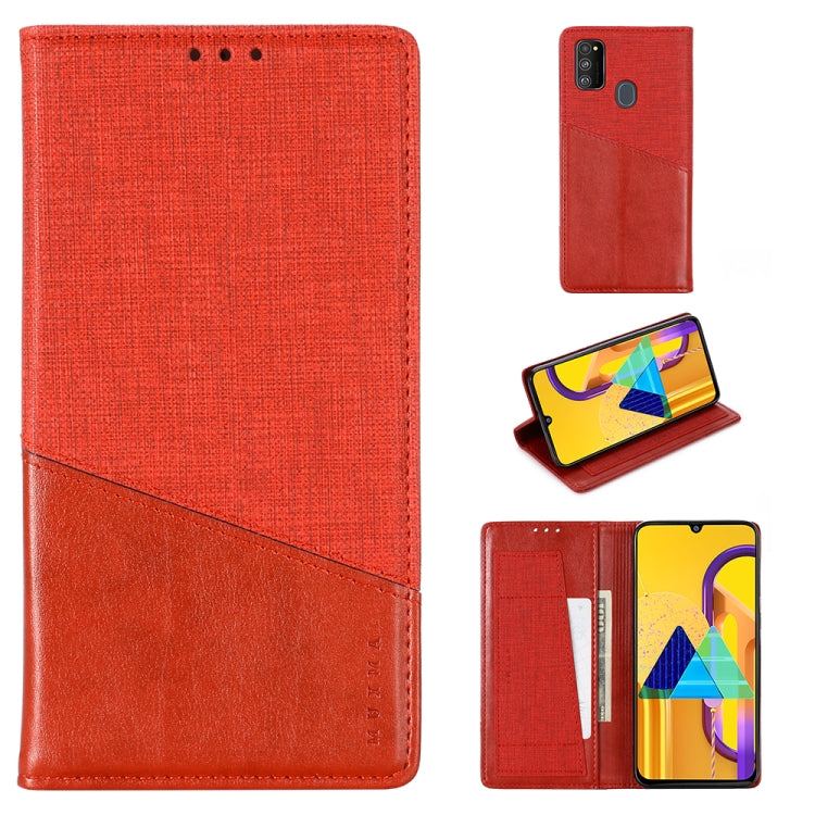 For Samsung Galaxy M30s MUXMA MX109 Horizontal Flip Leather Case with Holder & Card Slot & Wallet