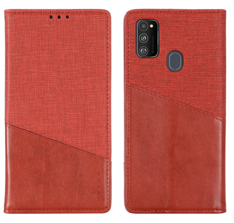 For Samsung Galaxy M30s MUXMA MX109 Horizontal Flip Leather Case with Holder & Card Slot & Wallet
