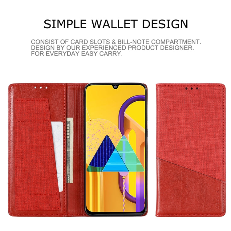 For Samsung Galaxy M30s MUXMA MX109 Horizontal Flip Leather Case with Holder & Card Slot & Wallet
