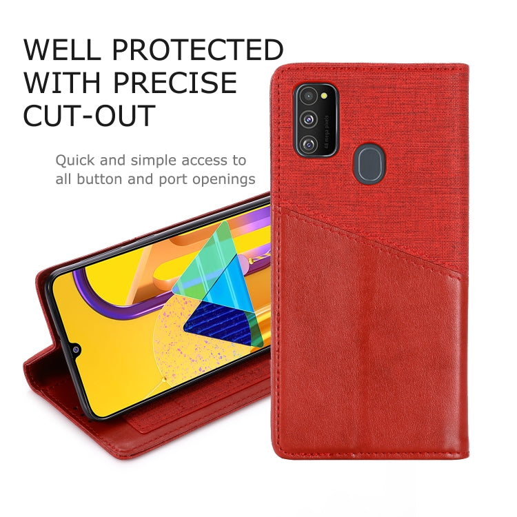For Samsung Galaxy M30s MUXMA MX109 Horizontal Flip Leather Case with Holder & Card Slot & Wallet