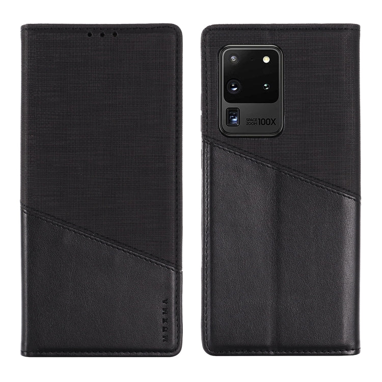 For Samsung Galaxy S20 Ultra MUXMA MX109 Horizontal Flip Leather Case with Holder & Card Slot & Wallet
