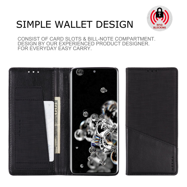 For Samsung Galaxy S20 Ultra MUXMA MX109 Horizontal Flip Leather Case with Holder & Card Slot & Wallet