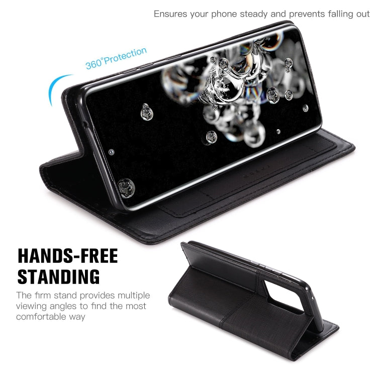 For Samsung Galaxy S20 Ultra MUXMA MX109 Horizontal Flip Leather Case with Holder & Card Slot & Wallet