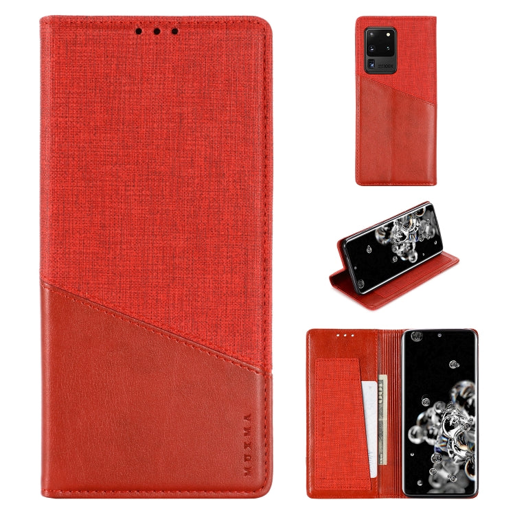 For Samsung Galaxy S20 Ultra MUXMA MX109 Horizontal Flip Leather Case with Holder & Card Slot & Wallet