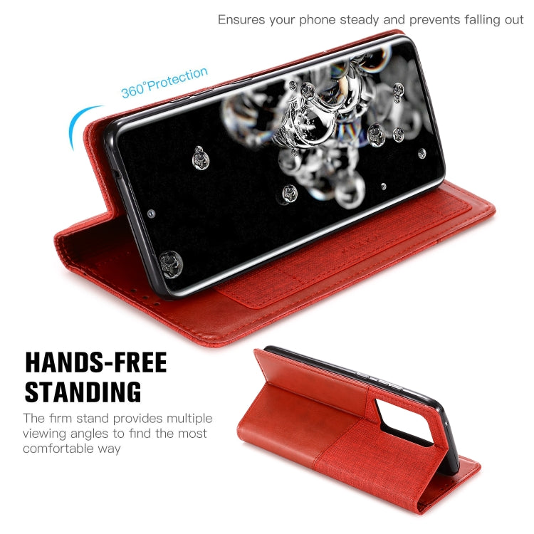 For Samsung Galaxy S20 Ultra MUXMA MX109 Horizontal Flip Leather Case with Holder & Card Slot & Wallet