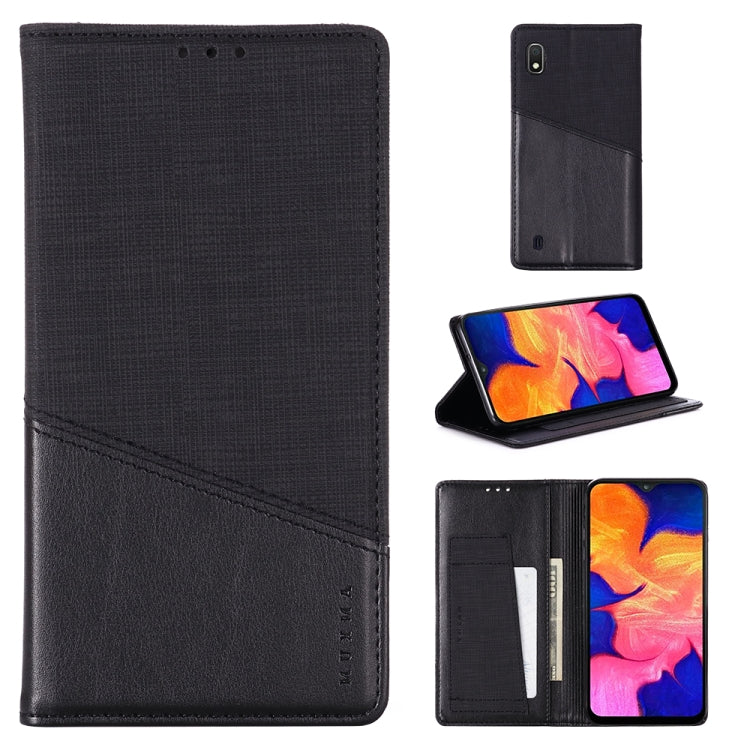 For Samsung Galaxy A10 MUXMA MX109 Horizontal Flip Leather Case with Holder & Card Slot & Wallet