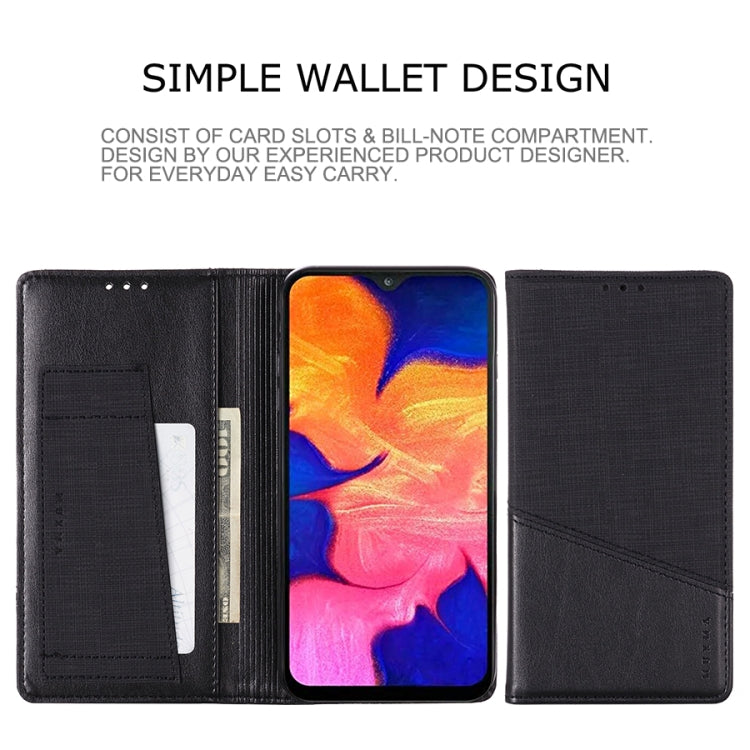 For Samsung Galaxy A10 MUXMA MX109 Horizontal Flip Leather Case with Holder & Card Slot & Wallet