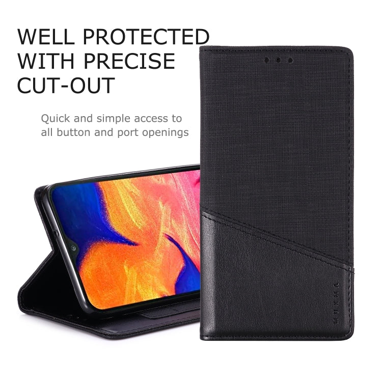 For Samsung Galaxy A10 MUXMA MX109 Horizontal Flip Leather Case with Holder & Card Slot & Wallet