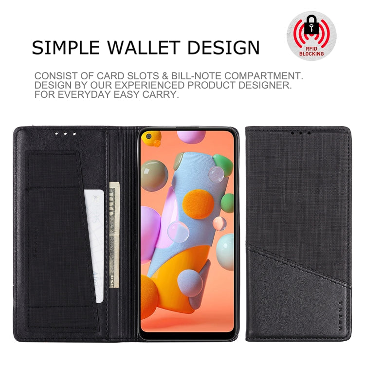 For Samsung Galaxy A11 / M11 MUXMA MX109 Horizontal Flip Leather Case with Holder & Card Slot & Wallet