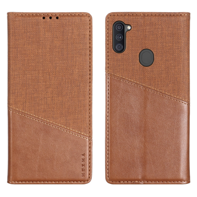 For Samsung Galaxy A11 / M11 MUXMA MX109 Horizontal Flip Leather Case with Holder & Card Slot & Wallet