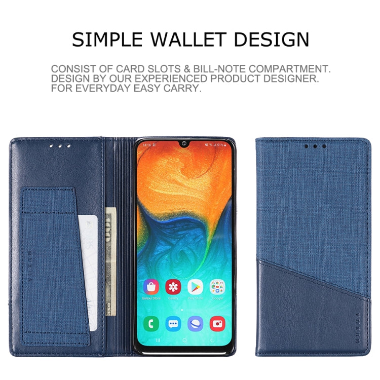 For Samsung Galaxy A30 MUXMA MX109 Horizontal Flip Leather Case with Holder & Card Slot & Wallet