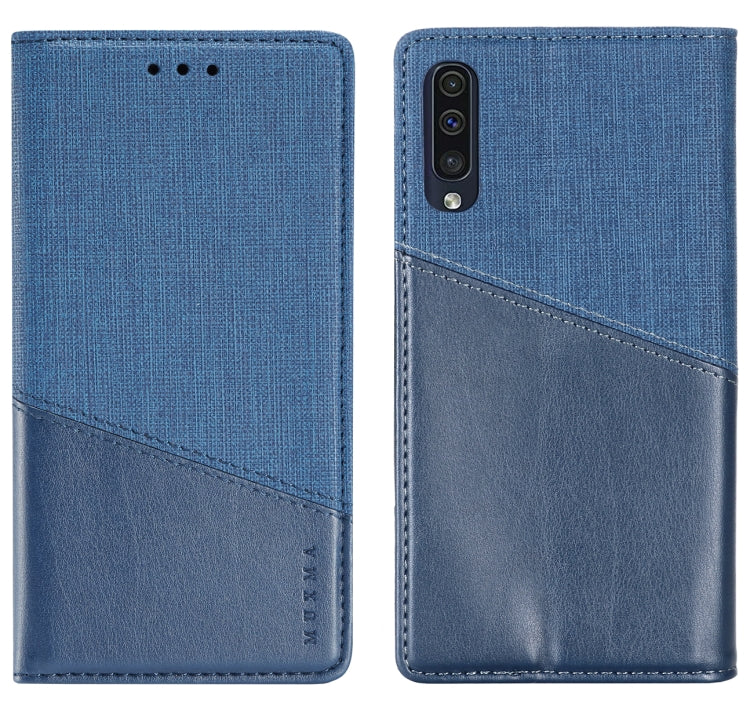 For Samsung Galaxy A50 MUXMA MX109 Horizontal Flip Leather Case with Holder & Card Slot & Wallet
