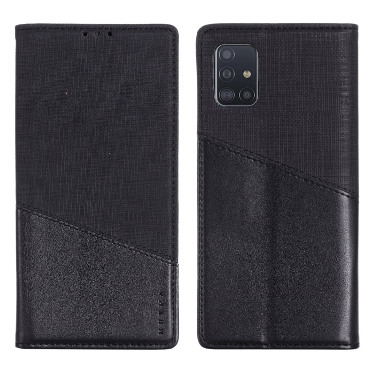 For Samsung Galaxy A51 MUXMA MX109 Horizontal Flip Leather Case with Holder & Card Slot & Wallet