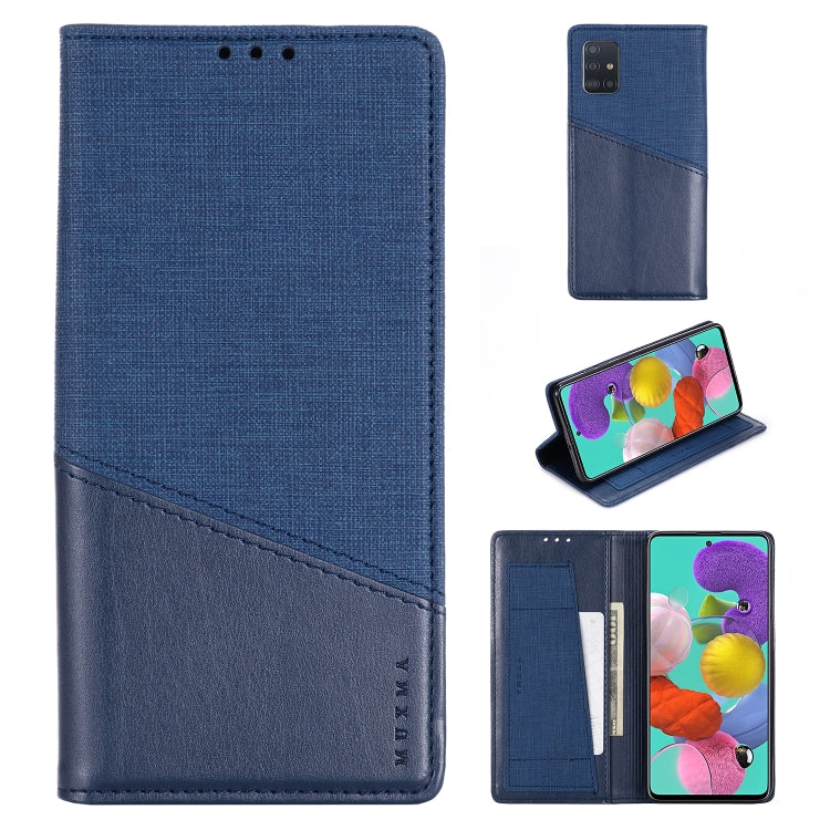 For Samsung Galaxy A51 MUXMA MX109 Horizontal Flip Leather Case with Holder & Card Slot & Wallet