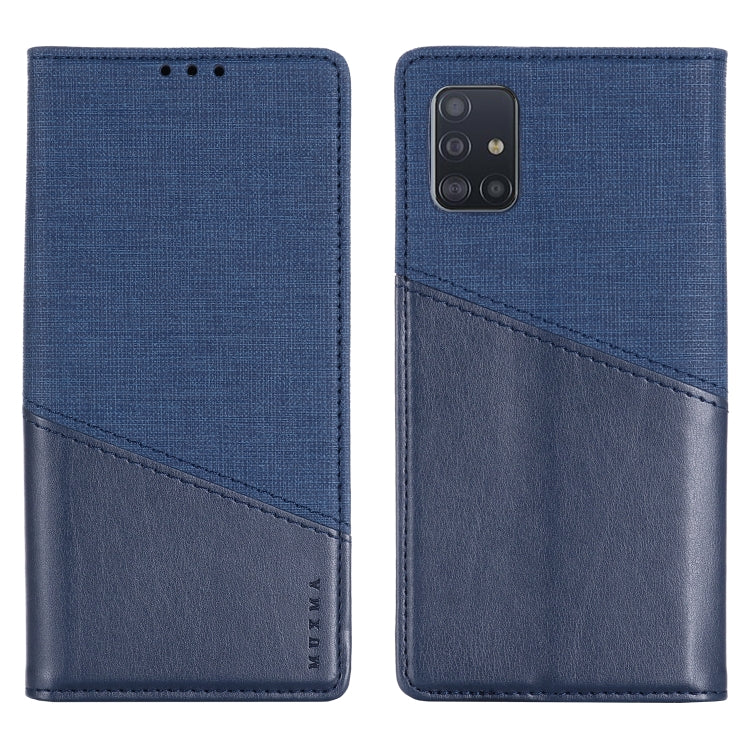 For Samsung Galaxy A51 MUXMA MX109 Horizontal Flip Leather Case with Holder & Card Slot & Wallet