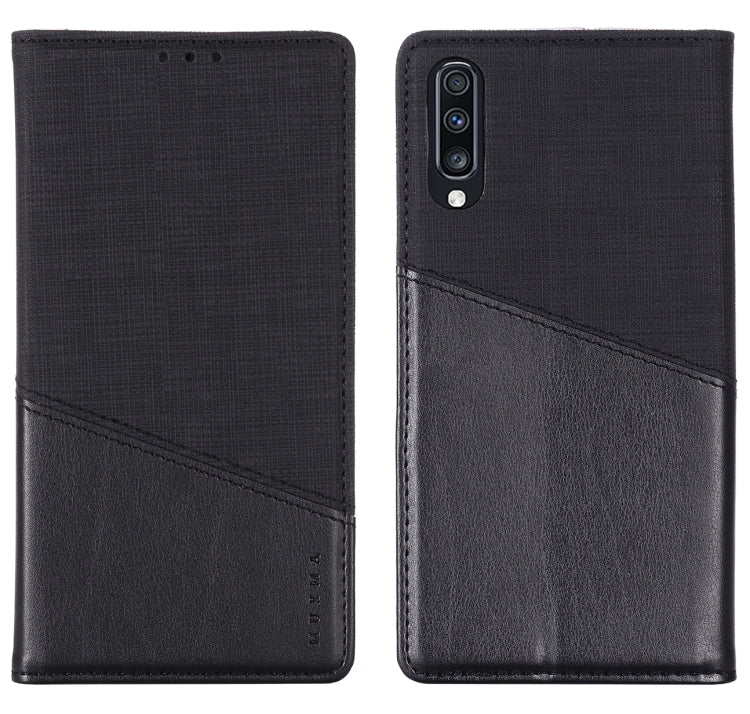 For Samsung Galaxy A70 MUXMA MX109 Horizontal Flip Leather Case with Holder & Card Slot & Wallet