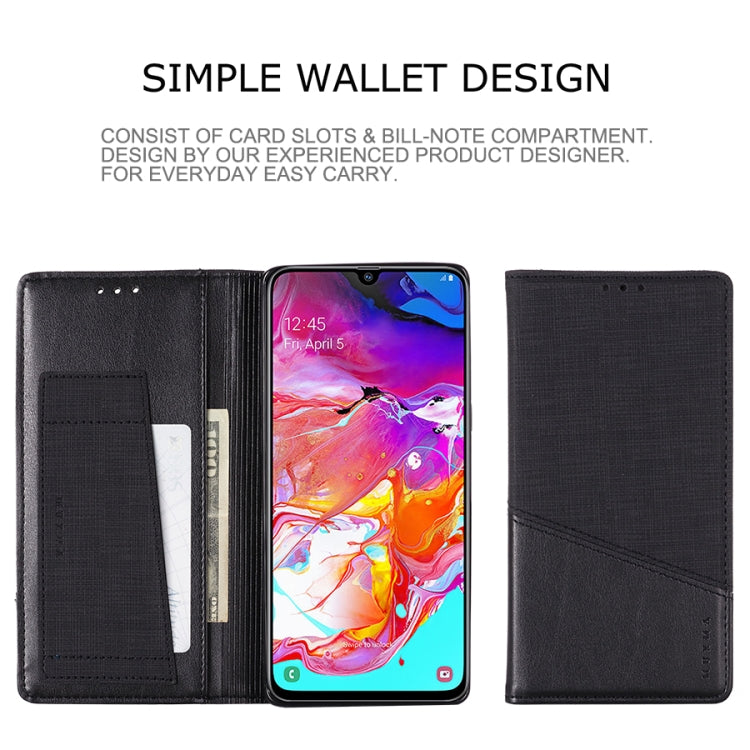 For Samsung Galaxy A70 MUXMA MX109 Horizontal Flip Leather Case with Holder & Card Slot & Wallet